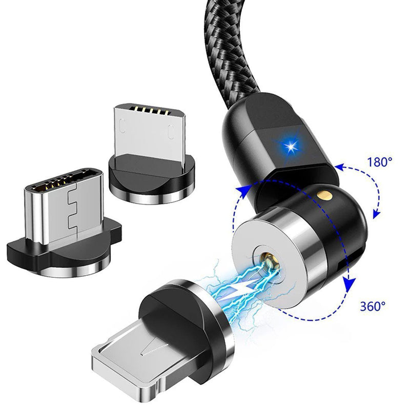 Cabo Carregador USB - Cable Flash ® - Cabo 2 Metros + Plugue Magnético