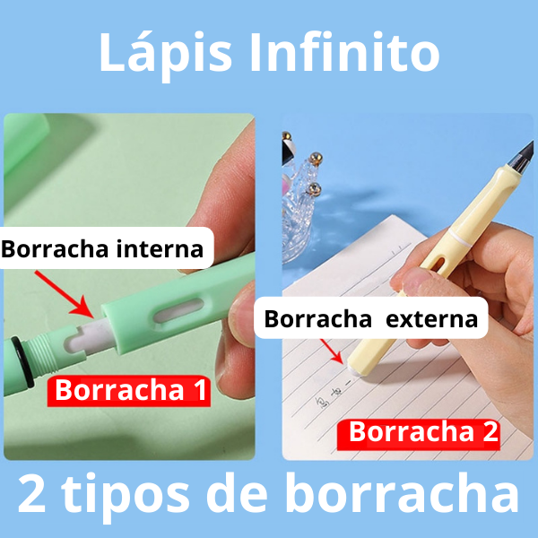 Lápis Infinito Volta as Aulas 2023 promoção compre 1 Leve 2